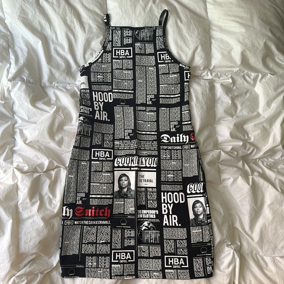Hood by Air HBA Empire collection newspaper dress - Picture 5 of 7